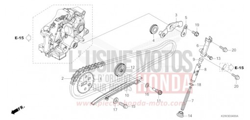 CHAINE A CAMES/TENDEUR ST125AS de 2025